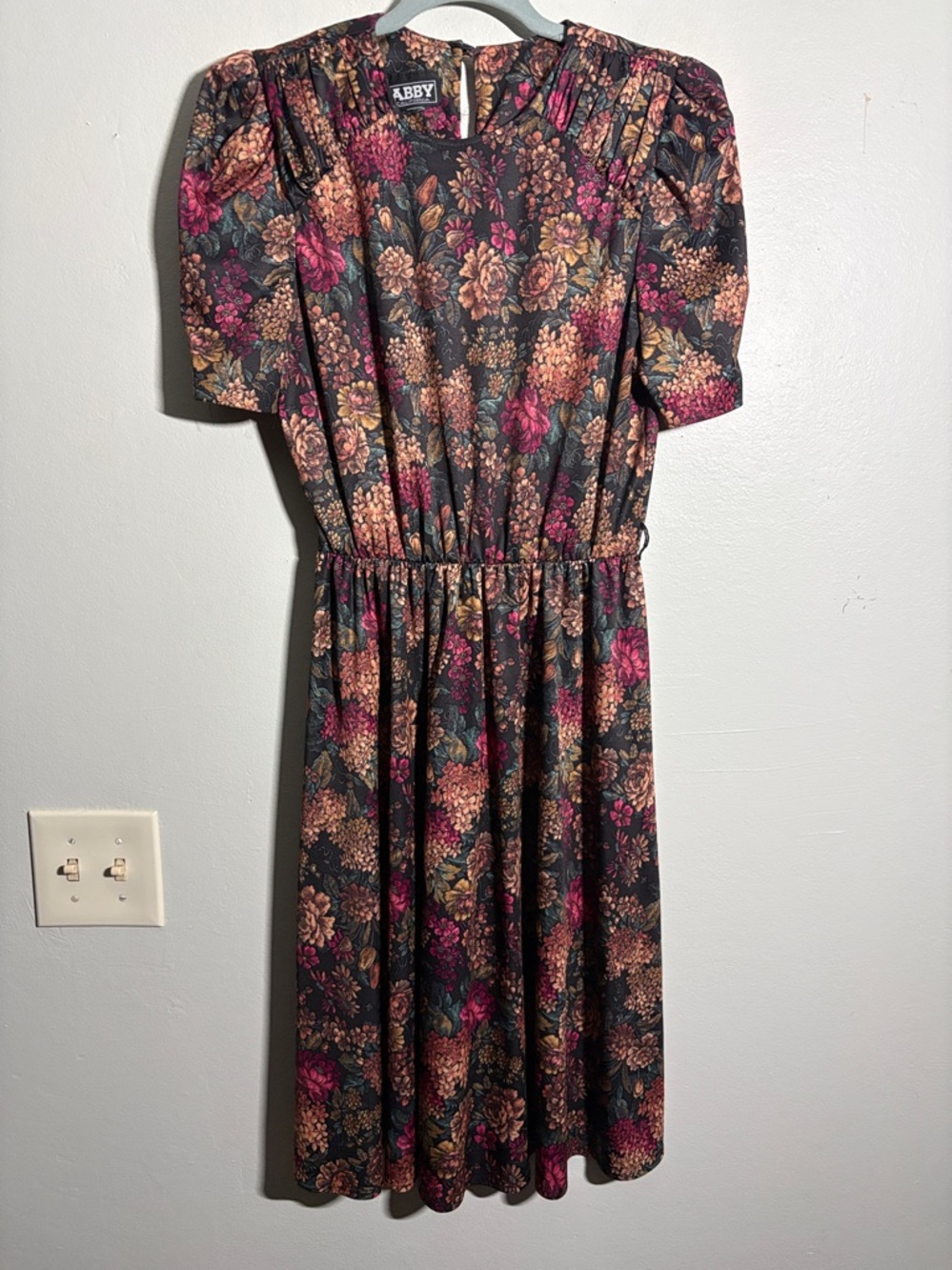 Vintage floral print midi 6